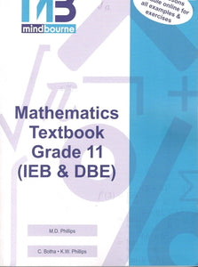 Mindbourne Maths Textbook IEB/DBE Gr 11 (without Video License)