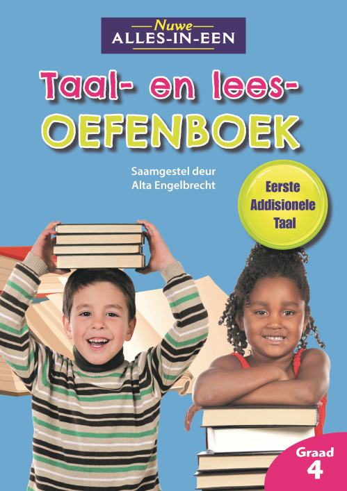 Nuwe Alles-In-Een GR 4 Taal- en lees Werkboek vir Eerste Addisionele Taal