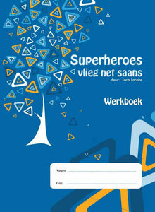 Superheroes vlieg net saans Werkboek