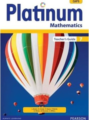 Platinum Mathematics Grade 7 Teacher's Guide
