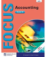 Focus Accounting Gr 10 Learner's Book with free Workbook