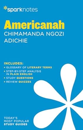 Americanah SparkNotes Literature Guide- 96pgs