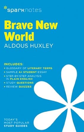 Brave New World SparkNotes Literature Guide- 96pgs