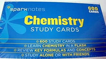 Chemistry SparkNotes Study Cards -600 cards