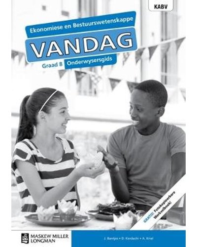 Ekonomiese Bestuurswetenskappe Vandag GR 8 OG (includes photocopiable WB)