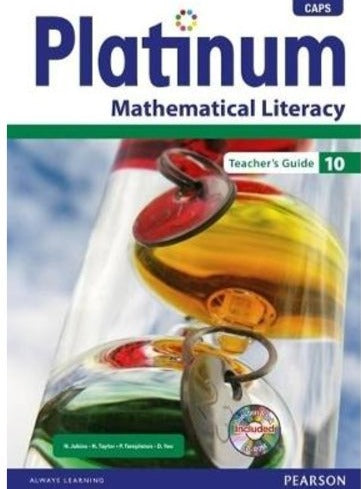 Platinum Mathematical Literacy Gr 10 Teacher's Guide with Question Bank CD
