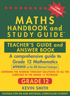 MATHS HANDBOOK & STUDY GUIDE GR 12  TEACHER'S GUIDE