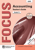 Focus Accounting Grade 11 Teacher's Guide with Key