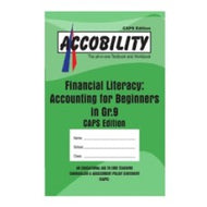 Accounting for Beginners Workbook  Gr 9 (Financial Literacy) Green Book
