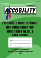Finansiële Gelettertheid: Rek vir Beginnes in Gr 9 (Groen)