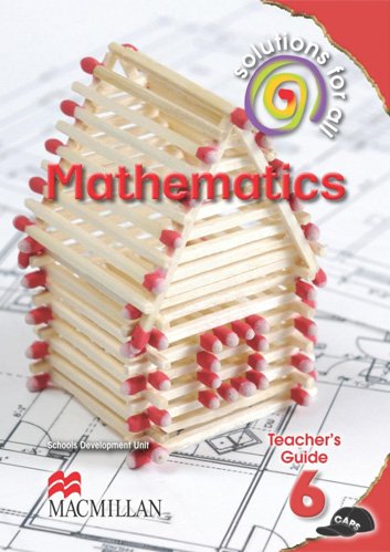 Solutions For All  Mathematics Gr 6 Teacher's Guide