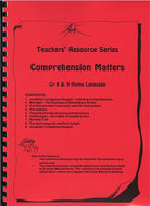 Comprehension Matters Gr 8/9 Home Language TRP