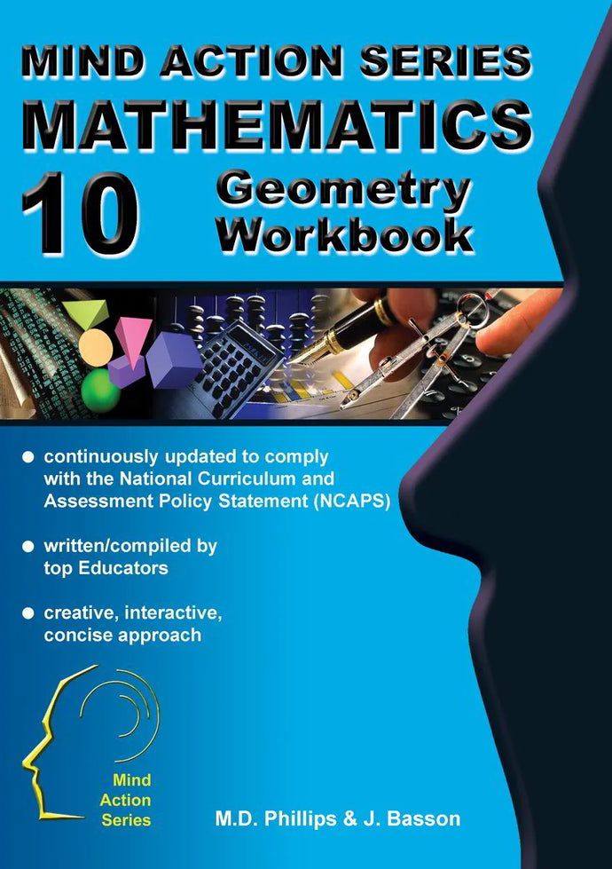 Mind Action Mathematics Geometry Workbook  Gr 10 NCAPS (2016)