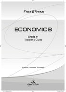 FastTrack ECONOMICS Gr 11 Teacher's Guide  (CAPS)