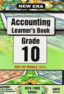 New Era Accounting Gr 10 Study Guide