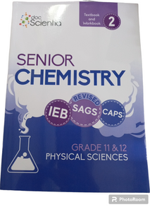 IEB Physical Sciences Senior Chemistry Textbook & Workbook Book 2 Full Colour