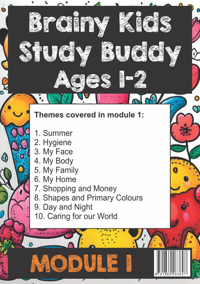 Brainy Kids  Study Buddy  Ages 1-2 - Module 1