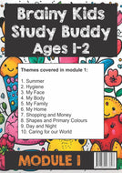 Brainy Kids  Study Buddy  Ages 1-2 - Module 1