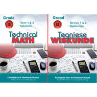 Gr 12 Technical Maths Term 1&2 Solutions/Tegniese Wiskunde Termyn 1&2 Oplossings