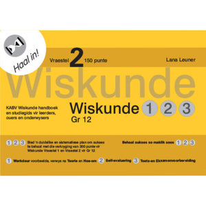 Amaniyah Wiskunde 123 Haal in!  Vraestel 2 Gr 12 Handboek (3de Edisie) (AminiYah)
