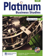 Platinum Business Studies 10 Teacher's Guide with Question Bank CD