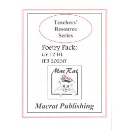 IEB HL Poetry Pack Gr 12 2023ff