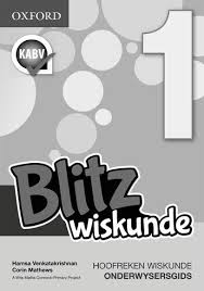 Blitz Wiskunde (Hoofrekene) GR 1 OG Afrikaans