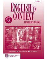 English in Context Gr 11 Teacher's Guide  (CAPS Aligned) *