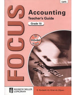 Focus Accounting Gr 10 Teacher's Guide with Key CAPS