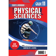 Gr 11 Physical Science Physics Theory and Workbook  Book 1 (New Edition)